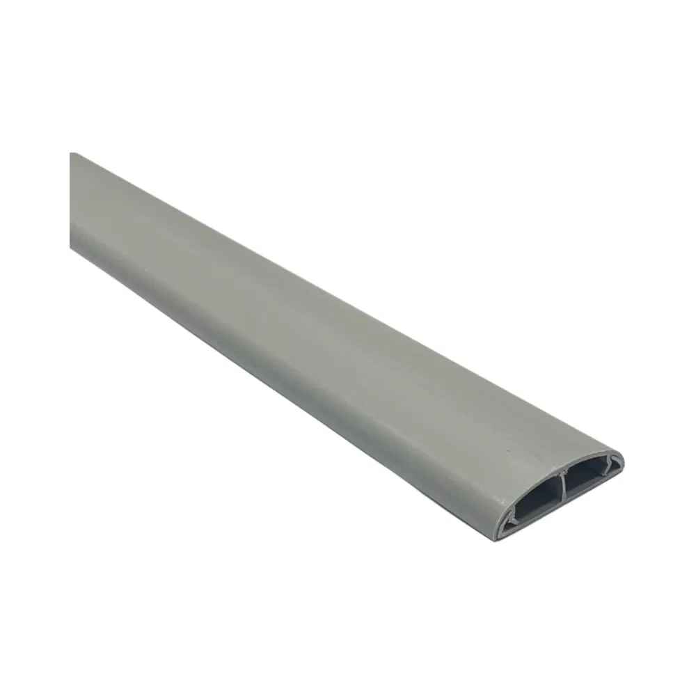 Depa 50x12mm Gri İçten Bölmeli Balık Sırtı Kablo Kanalı 05001212(1m) - 2