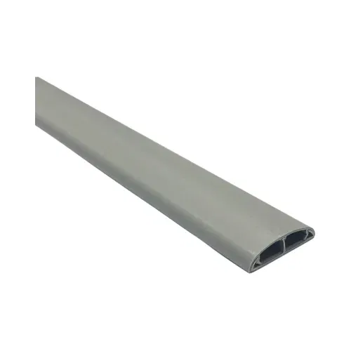 Depa 50x12mm Gri İçten Bölmeli Balık Sırtı Kablo Kanalı 05001212(1m) - 2