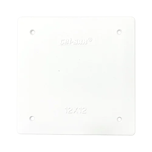 Çetsan Sıvaaltı ABS Kare Buat Kapağı 120x120X48mm KB.0362 - 1