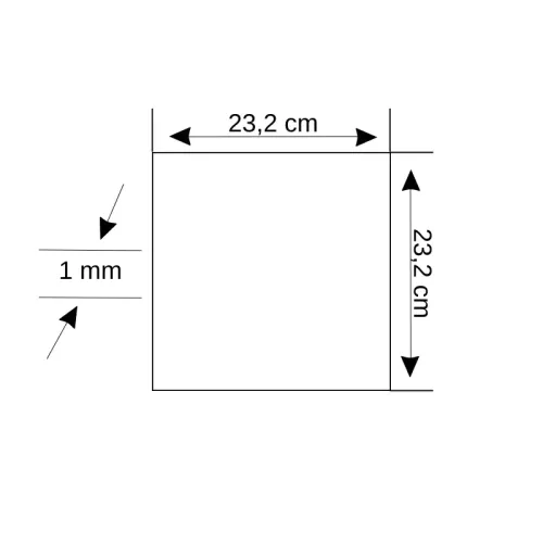 Çetsan Sıvaaltı ABS Kare Buat Kapağı 200x200X55mm KB.0364 - 2