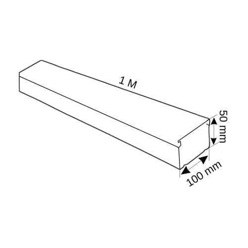 Depa 100x50mm Modüler Sistem Priz Kanalı-1m (10005016) - 3