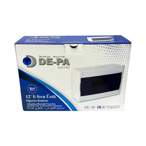 Depa 12'li Sıvaüstü Sigorta Kutusu 91012 - 4