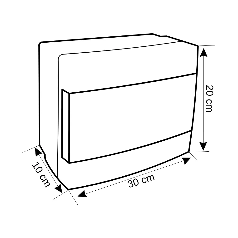 Depa 12'li Sıvaüstü Sigorta Kutusu 91012 - 3
