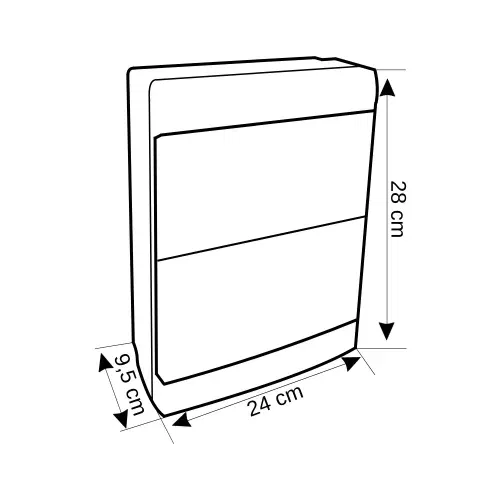 Depa 16'lı Sıvaüstü Sigorta Kutusu 91016 - 3