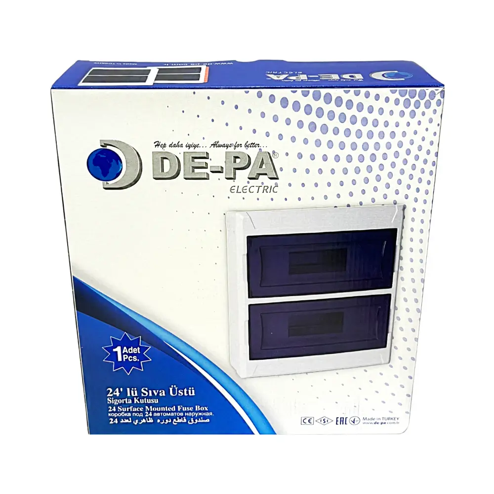 Depa 24'lü Sıvaüstü Sigorta Kutusu 91024 - 4
