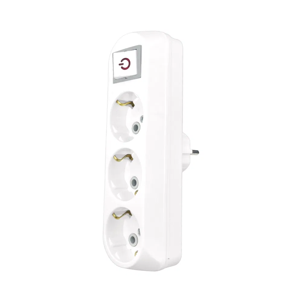 Depa 3'lü Düz Anahtarlı Golyat (Priz Çoklayıcı)-11138 - 2