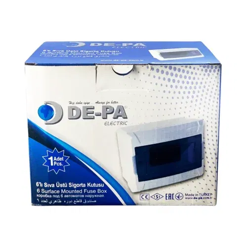 Depa 6'lı Sıvaüstü Sigorta Kutusu 91006 - 4