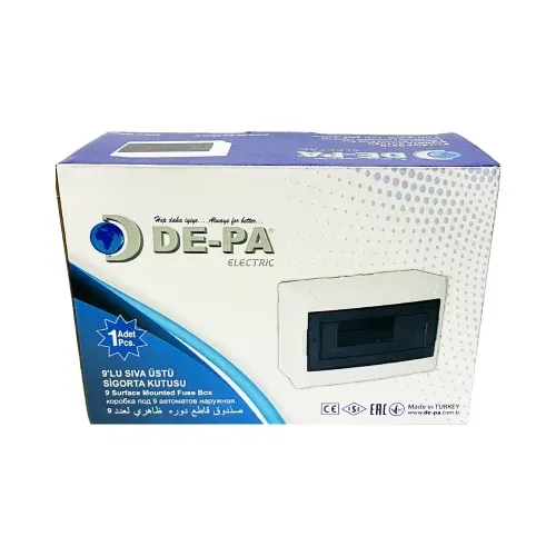Depa 9'lu Sıvaüstü Sigorta Kutusu 91009 - 4