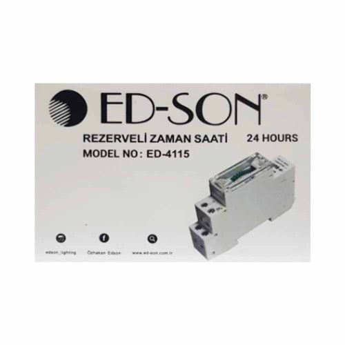 Edson W-Otomat Tipi Zaman Saati Günlük Timer ED-4115 - 2