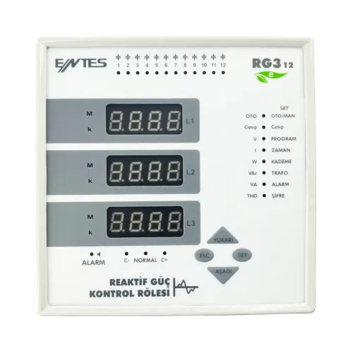 Entes Reaktif Güç Kontrol Rölesi RG3-12E - 1