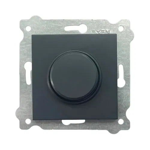 Exen Karel-Odak Dimmer 800W Mekanizma Füme (Çerçeve Hariç) - 1