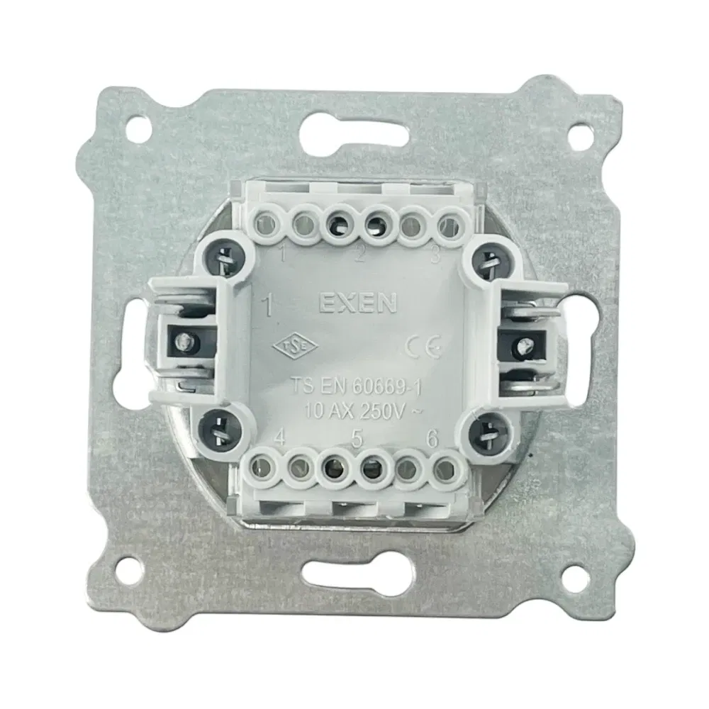 Exen Karell Anahtar Mekanizma Gümüş (Çerçeve Hariç) - 2