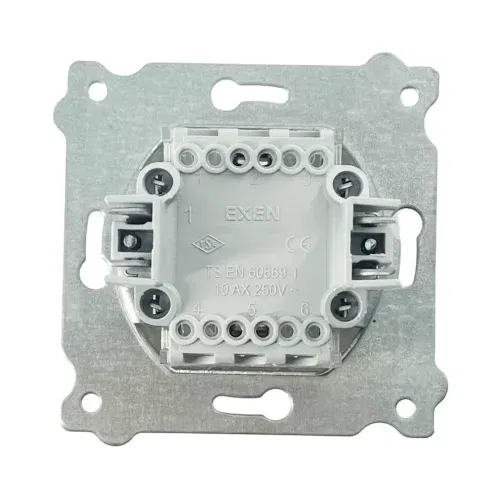 Exen Karell Anahtar Mekanizma Gümüş (Çerçeve Hariç) - 2