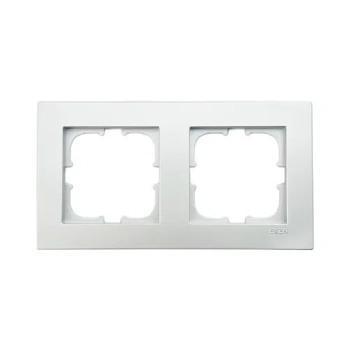 Exen Karell İkili Yatay Çerçeve Gümüş - 1