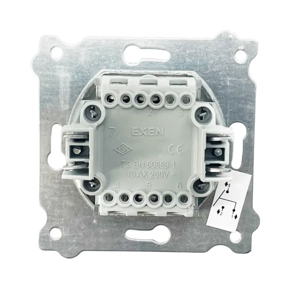 Exen Karell Vavien Mekanizma Gümüş (Çerçeve Hariç) - 2