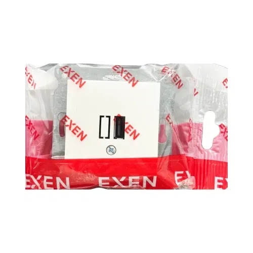 Exen Usb Şarj Priz Mekanizma Beyaz (Çerçeve Hariç) - 3