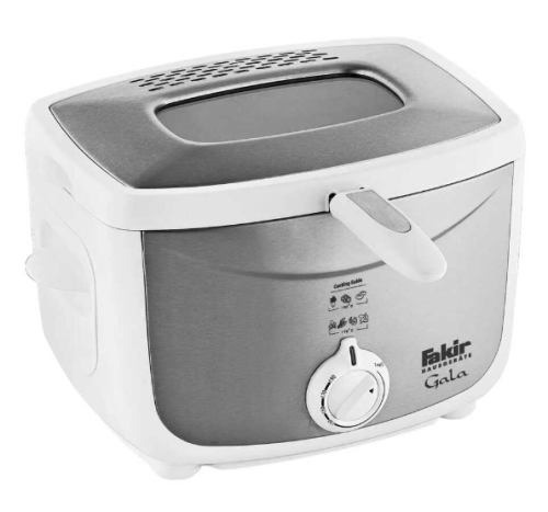 Fakir Gala Paslanmaz Çelik Fritöz (Beyaz) - Fakir