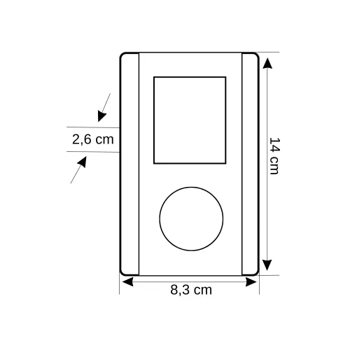 Galaxy X21 Plus Beyaz Kablosuz Oda Termostatı - 3