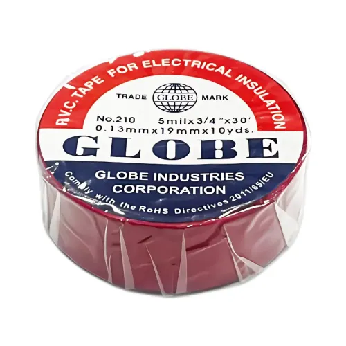 Globe 19mm İzole Bant Kırmızı - Globe