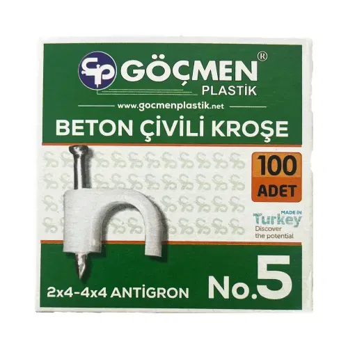 Göçmen No:5 Çivili Kroşe (100'lü Paket) - 3