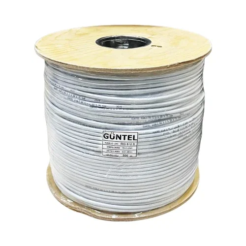 Güntel Tv Kablosu 48 Tel RG6 U4 Cca-500m - Güntel