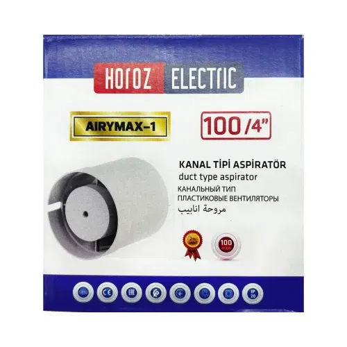 Horoz 100'lik Banyo/Wc Aspiratörü Airymax-1 (Beyaz) - 3