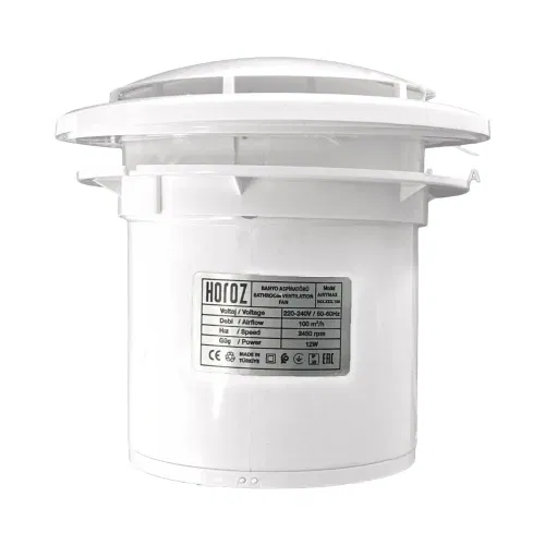 Horoz 100'lik Banyo/Wc Aspiratörü Airymax-2 (Beyaz) - 2