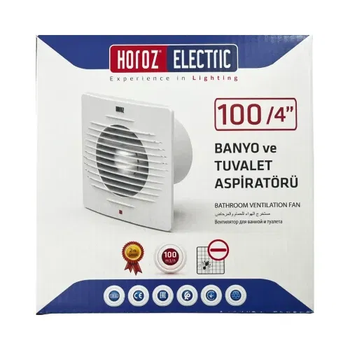 Horoz 100'lik Banyo/Wc Aspiratörü (Beyaz) - 3