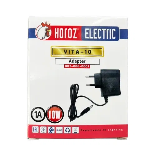 Horoz 10W 12V/1A Priz Tipi Plastik Kasa Adaptör - 2