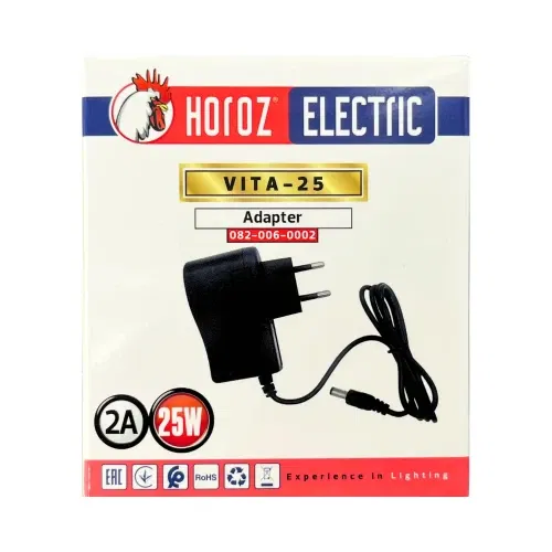 Horoz 25W 12V/2A Priz Tipi Plastik Kasa Adaptör - 2