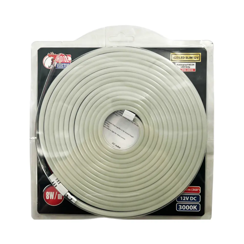 Horoz 12V Dış Mekan Neon Led-5m 3000K (Günışığı) - 3