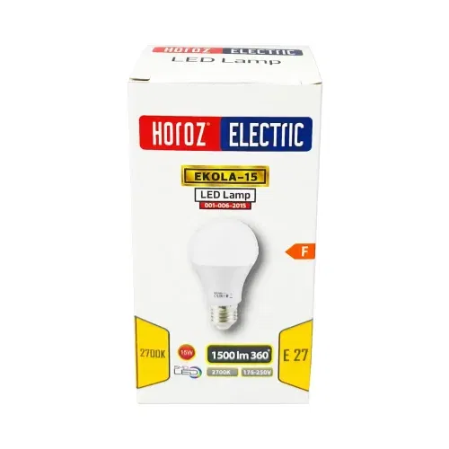 Horoz 15W Led Ampul E27 Duy 2700K - 4