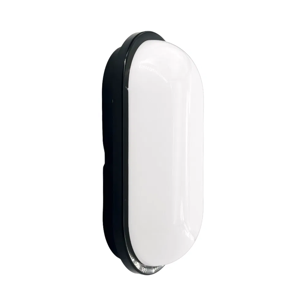 Horoz 20W Aydos Sıva Üstü Elips Siyah Kasa Led Armatür 6400K Ip65 (Beyaz) - 1