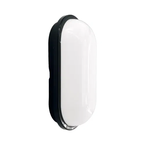 Horoz 20W Aydos Sıva Üstü Elips Siyah Kasa Led Armatür 6400K Ip65 (Beyaz) - 1