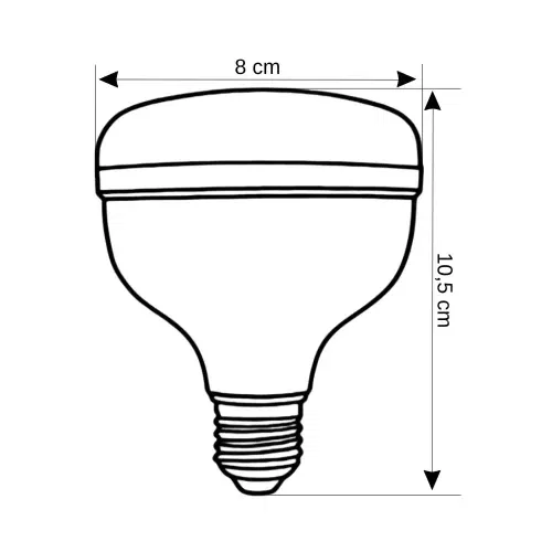 Horoz 20W Torch Kristal Camlı Led Ampul E27 Duy 2700K (Günışığı) - 3