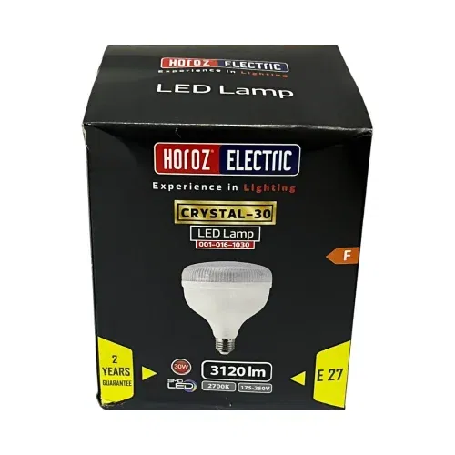 Horoz 30W Torch Kristal Camlı T-Bulb Led Ampul E27 Duy 2700K (Günışığı) - 4