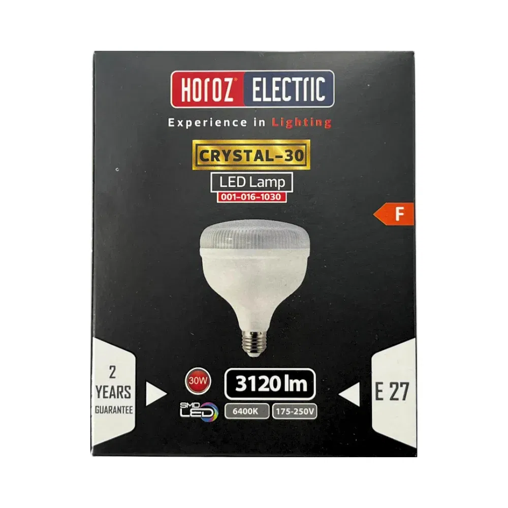 Horoz 30W Torch Kristal Camlı T-Bulb Led Ampul E27 Duy 6500K (Beyaz) - 3