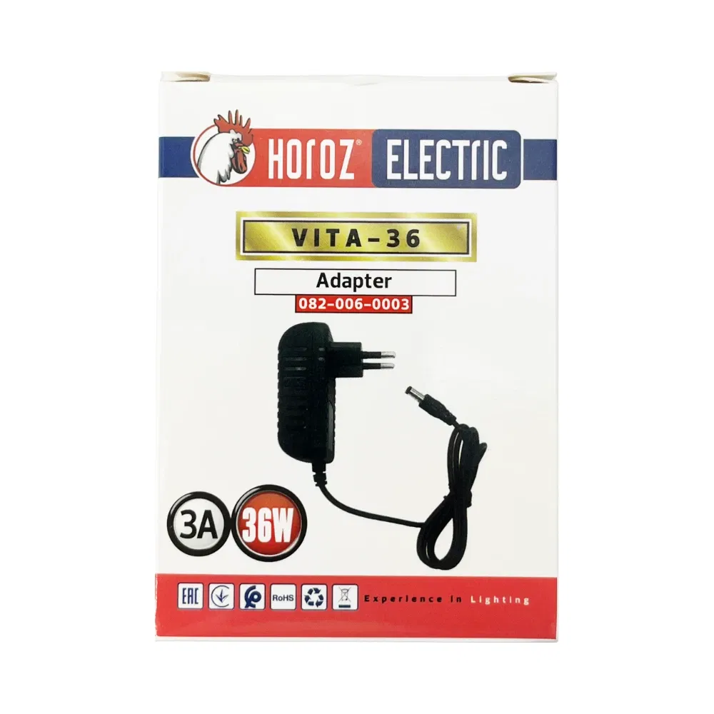 Horoz 36W 12V/3A Priz Tipi Plastik Kasa Adaptör - 2