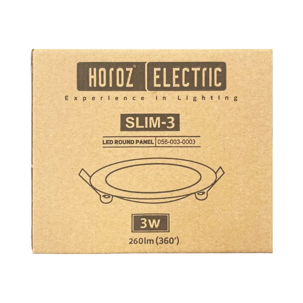 Horoz 3W Sıvaaltı Panel Led Armatür 6500K (Beyaz) - 4