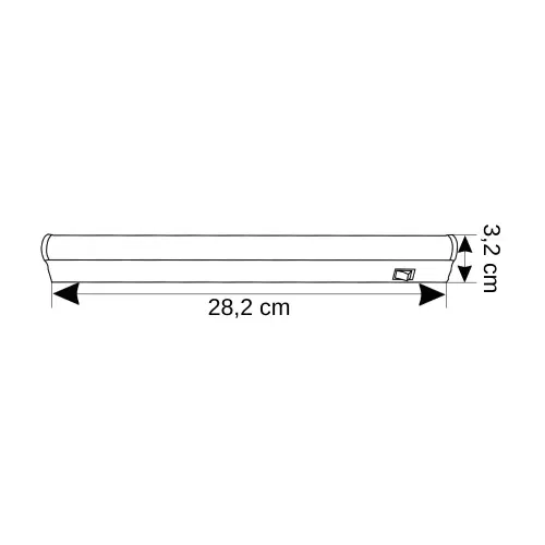 Horoz 4W T5 Led Bant Armatürü 30cm 6500K (Beyaz) - 2