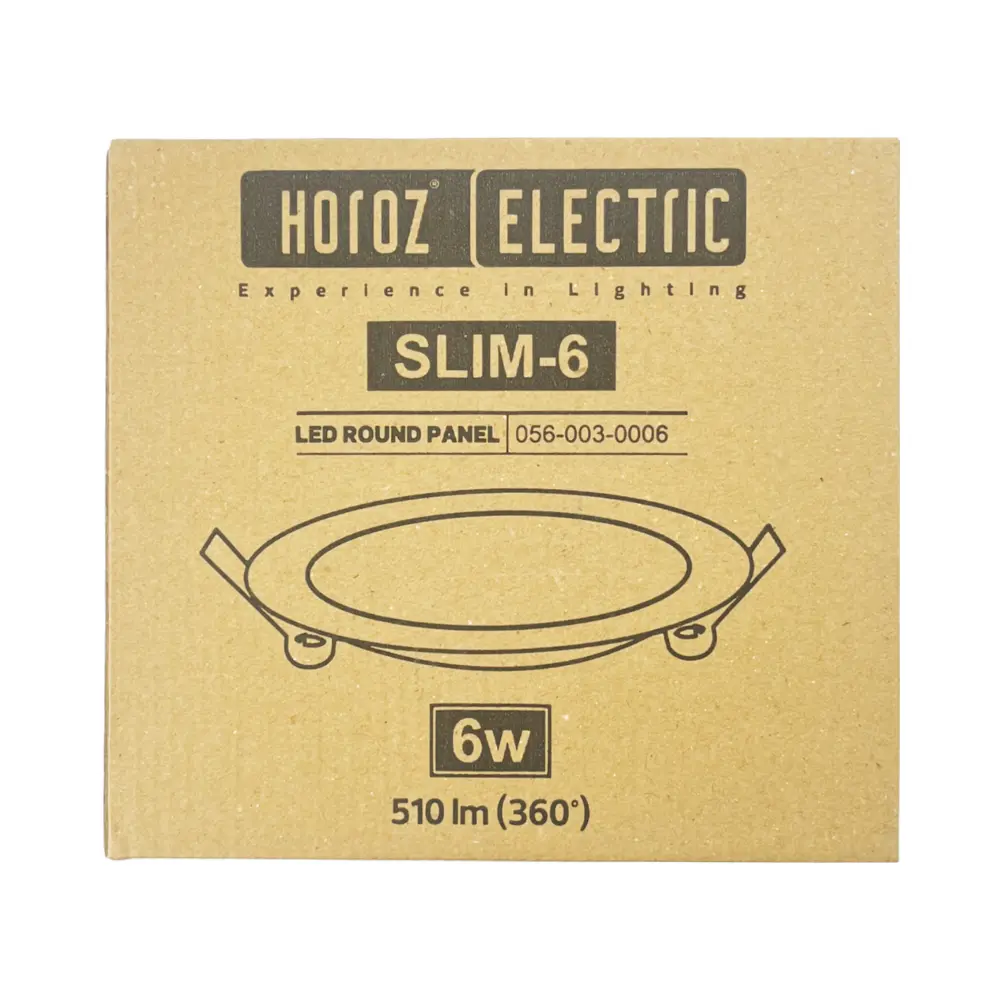 Horoz 6W Sıvaaltı Panel Led Armatür 2700K (Günışığı) - 5