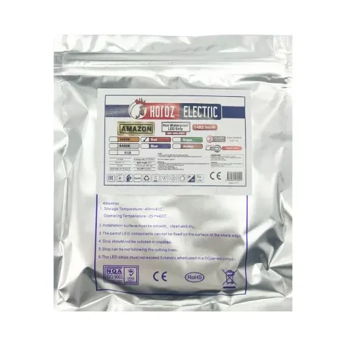 Horoz Amazon 60 Ledli 40x40 İç Mekan Şerit Led-5m (Kırmızı) - 2