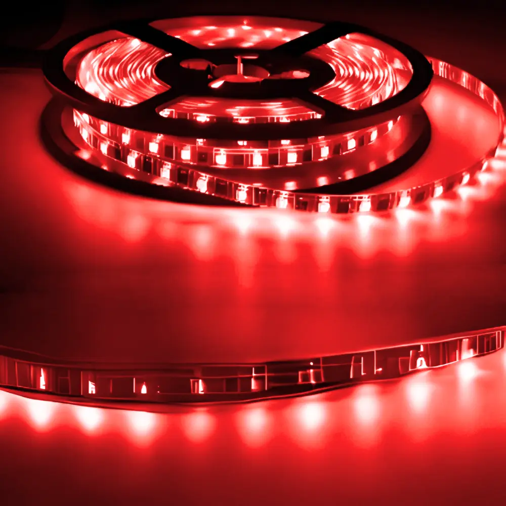 Horoz Amazon 60 Ledli 40x40 İç Mekan Şerit Led-5m (Kırmızı) - 1