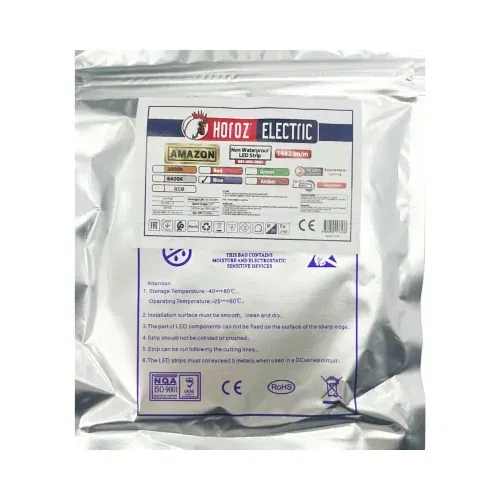 Horoz Amazon 60 Ledli 40x40 İç Mekan Şerit Led-5m (Mavi) - 2