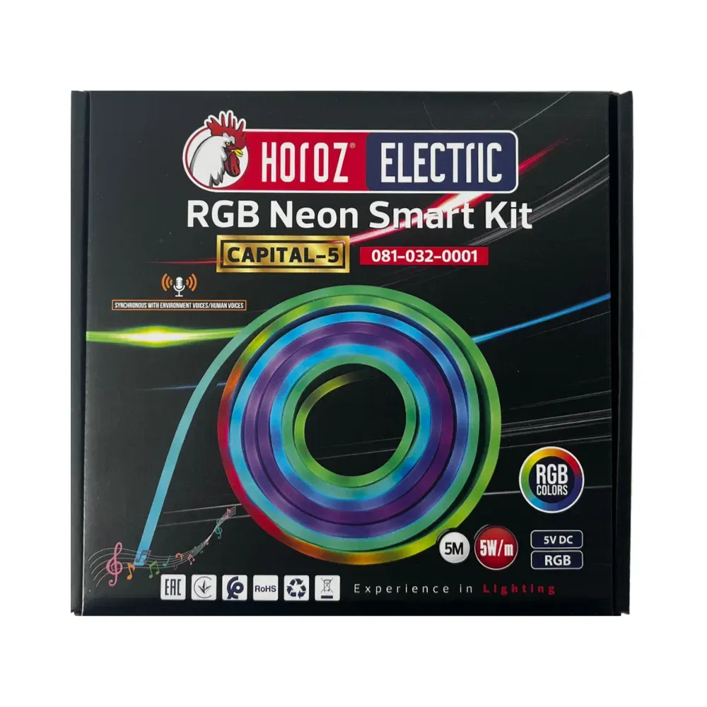 Horoz Capital-5 Rgb Neon Smart Kit 5W Waterproof 5m Smd LED - 3