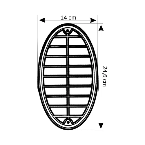 Horoz Plastik Aqua Kafesli Aplik - 2