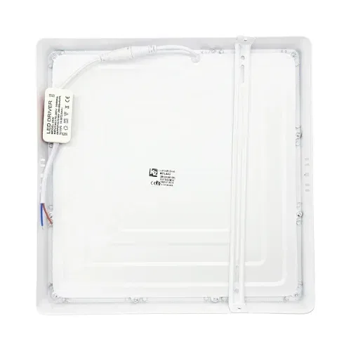 K2 24W Sıvaüstü Kare Panel Led Armatür 6500K (Beyaz) - 2