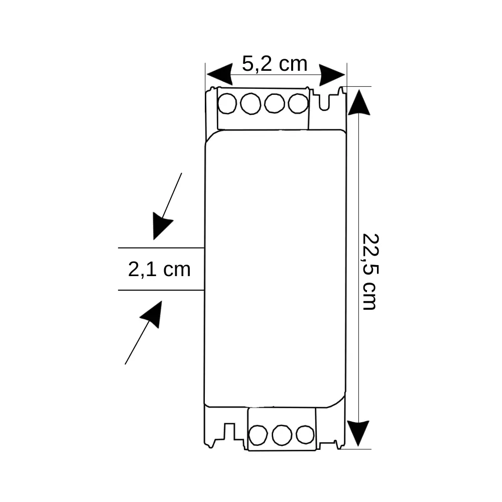 K2 25A İç Mekan Süper Slim Led Trafosu 300W KLD006 - 3