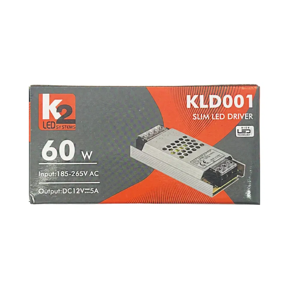 K2 5A İç Mekan Süper Slim Led Trafosu 12V 60W KLD001 - 4