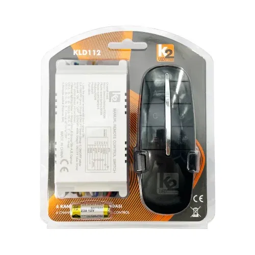 K2 6 Kanal RF Avize Aydınlatma Kumandası KLD112 - 3
